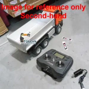 1/14 HUINA 1598 2.4G Remote Control Dumper 6?¡§¡é6 Engineering Transport Vehicle Lifting Rod Tipper Car Light Sound Battery Toys