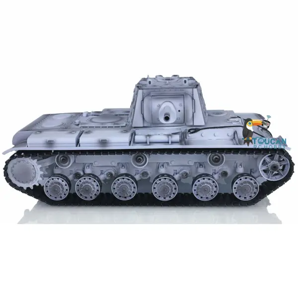 Henglong 1/16 7.0 RC Tank 3878 Customized Soviet KV-1 w/ 360Degrees Rotating Turret Metal Tracks Road Wheels Tracks Idler Sproket Wheel