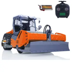 LESU 1/14 Metal RC Hydraulic Heavy-duty Remote Control Road Roller Aoue-H13i Ready to Ready Electric Car DIY Model