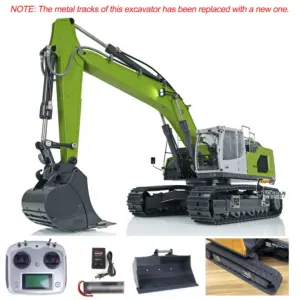 1/14 Hydraulic RC Excavator L945 Metal RTR Construction Vehicles Radio Controlled Toys Remote Control Trucks Models Transmitter Battery
