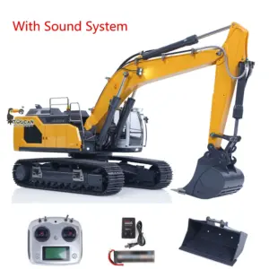 1/14 Hydraulic RC Excavator 945 Metal Remote Control Digger Sound Light System
