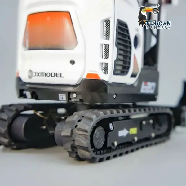 JXModel 1/14 E20 Mini RC Hydraulic Excavator Upgraded Remote Control Digger Simulation Construction Vehicle Models Sounds Light