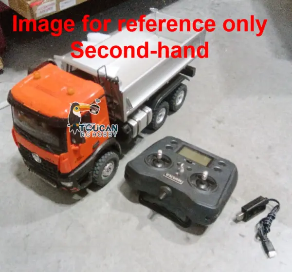 1/14 HUINA 1598 2.4G Remote Control Dumper 6?¡§¡é6 Engineering Transport Vehicle Lifting Rod Tipper Car Light Sound Battery Toys
