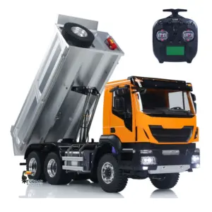 1/14 Hydraulic RC Dump Trucksx 2-speed Gearbox Remote Control Tipper Cars DIY Toy Hobby Model Gift Assembled Painted