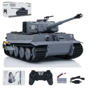 1/24 RC Battle Tank Taigen Tiger I Remote Control Infrared Combat Military Panzer DIY Car Model
