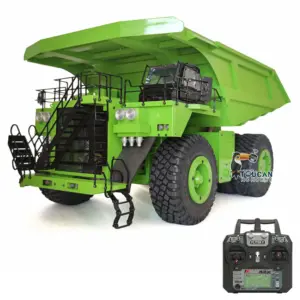 Metal 1/20 793D RC Hydraulic Mining Truck Remote Control Dumper Car 6X Finished Product Warning Sounds Heavy Construction Vehicles