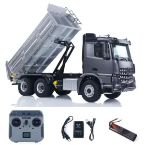 2.4G RC Electric Lifting Dumper 5702 Model 1:14 6*6 Remote Control Tipper Lifting Rod Vehicle Sound Light Motor RTR Car Toy