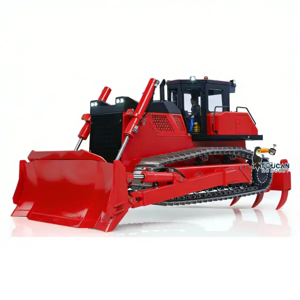 Limited-time Offer Metal 1/12 RC Hydraulic Bulldozer D155AX Heavy Duty Model Dozer 7 Way Valve 1.0L Oil Pump 5 Plows Radio Master TX15 Battery RTR