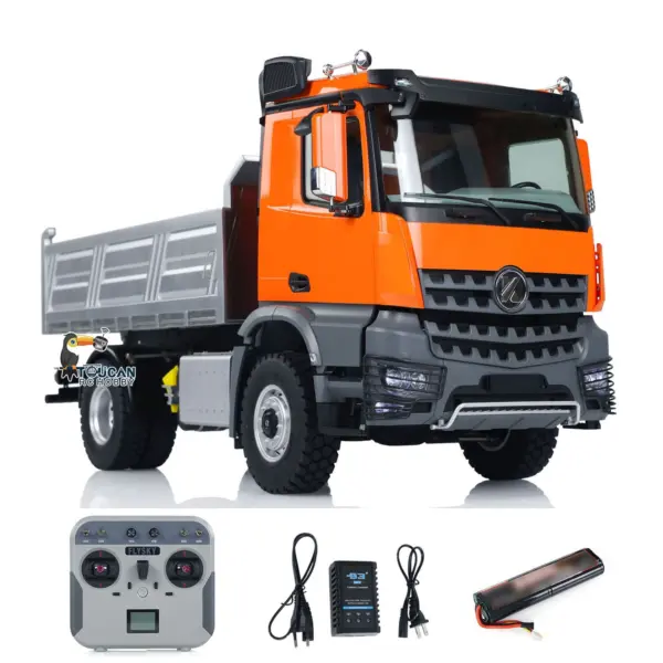 1/14 Kabolite 5701 RC Dump Truck 4x4 Remote Control Dumper Car Sound Light Simulation Engineering Vehicle Hobby Model