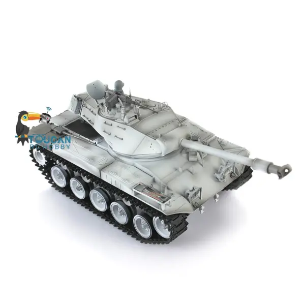 Henglong 1/16 7.0 Upgraded RC Tank Walker USA Bulldog 3839 RTR Remote Control Tank W/ Smoking Steel Gearbox Metal Tracks Sproket