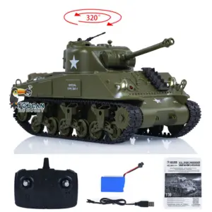 HengLong 1/30 Pershing M26 3841-02 2.4G RC Battle Tank Radio Control Panzer Military Model Painted Assembled Infrared Combating
