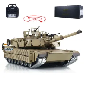 Tongde 1/16 Abrams M1A2 RC Infrared Battle Tank SEP TUSK II Remote Controlled Electric Panzer Model 320 BB Unit Barrel Recoil System