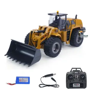 1/14 HUINA Toys 2.4G Radio Controlled Loader 1583 Electric Lifting System Lights Sound RC Construction Vehicles Assembled