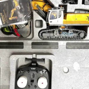 KABOLITE 1/18 K962 100S Remote Control Hydraulic Excavator RC Digger Electric Claw Ripper Hammer Construction Car Machine Toys