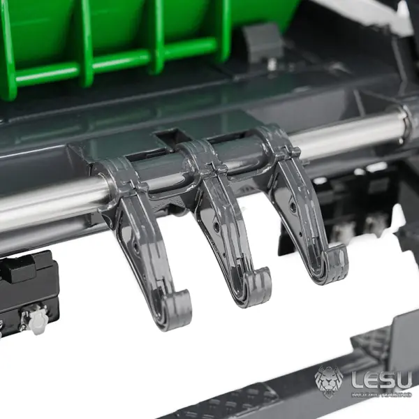 LESU Metal 1/14 RC Hydraulic Swing Arm Garbage Truck 4X4 Skip Loader RTR TGS Car Assembled Electric Wireless Control Model 3-Speed