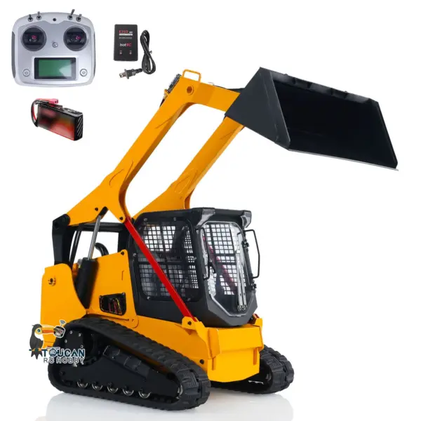 1/14 SM770 Hydraulic RC Loader Skid-Steer RTR Remote Control Tracked Car Model