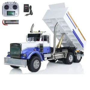1/14 Scale RC Dump Truck 56344 Tipper 6x6 Assembled and Painted 2-Speed Light Sound System Differential for