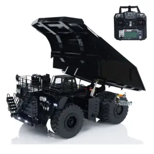 1:20 793D RC Hydraulic Mining Truck Metal Remote Controlled Dump Tipper Cars Simulation Hobby Model DIY Vehicle ESC Servo Motor