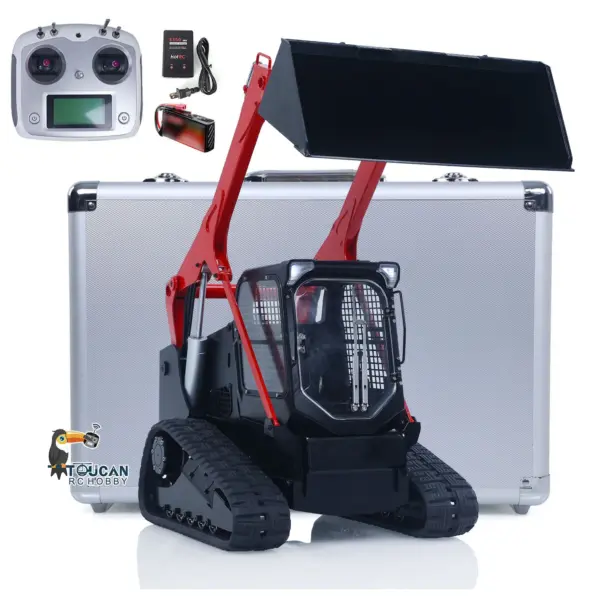 1/14 RC Hydraulic Skid-Steer Tracked Loader SM770 Remote Control Car Light Sound