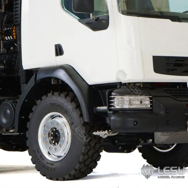 2Speed LESU Remote Control Hydraulic Roll on off Dumper Crane 1/14 RC Tipper Lock Differential Axle Metal 8X8 Chassis Gerabox