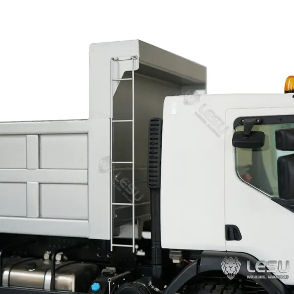 1/14 LESU 6x6 RC Hydraulic Metal Dumper Tipper Sound Light System Chassis Bucket Unpainted Unassembled Cabin Body VM Truck