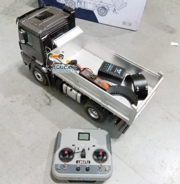 Kabolite 4x4 1/14 RC Dumper Truck 5701 RTR Remote Control Tipper Car 2-speed