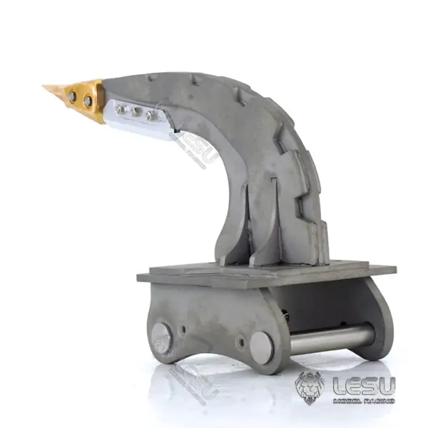 LESU 1/14 RC Metal Hydraulic Aoue ET30H Wheeled Painted Excavator Heavy Ripper Hydraulic Crusher fork Bucket B