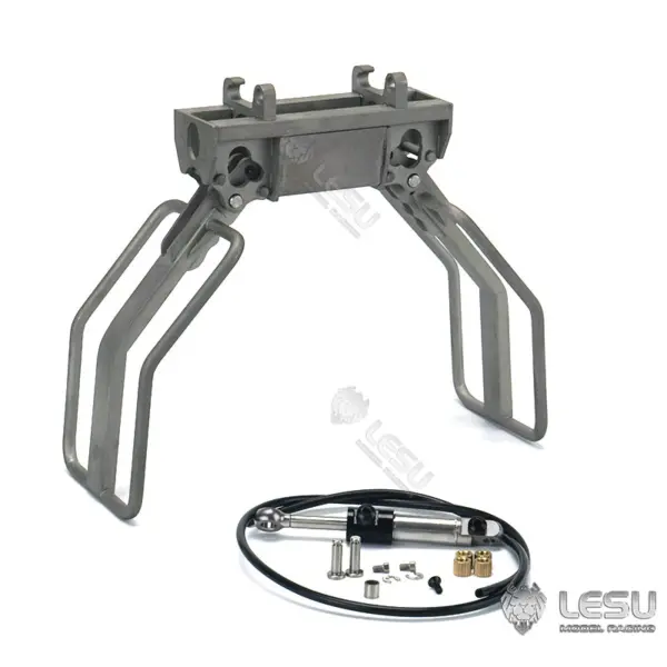 LESU 1/14 Scale Hydraulic Radio Controlled Loader Aoue LT5 Tracked Skid-Steer Loader Sweeper Dozer Blade Gripper Hay Clamp