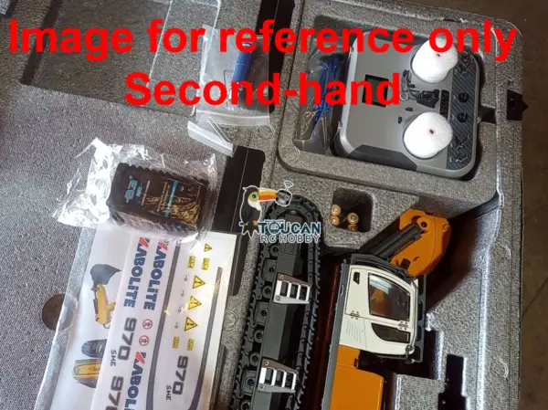 1/18 Kabolite 5901 100S Electric Lifting RC Excavator Flysky Remote Control Digger Engineering Vehicle Electric Ripper Hammer