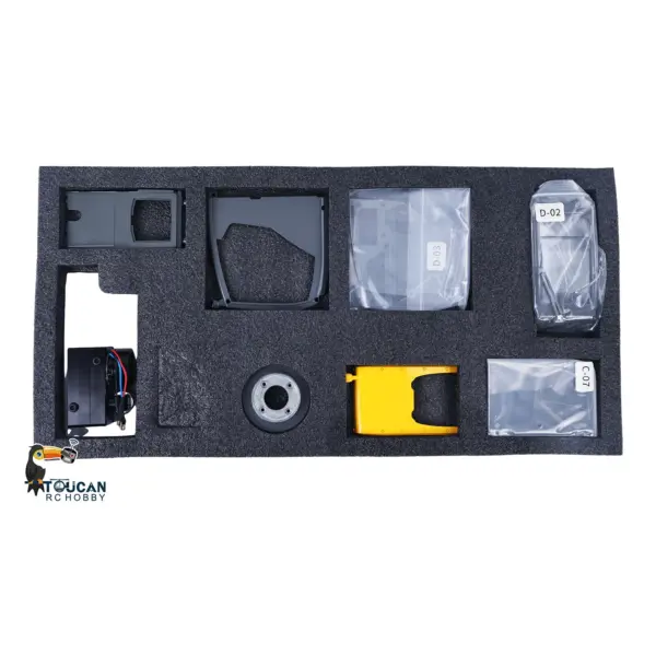 DoubleE EC160E 1/14 RC Excavator Hydraulic Wireless Control Diggers Remote Control Engineering Vehicle Brushless Motor Light Unassembled