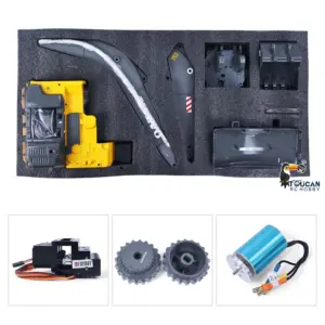 DoubleE EC160E 1/14 RC Excavator Hydraulic Wireless Control Diggers Remote Control Engineering Vehicle Brushless Motor Light Unassembled