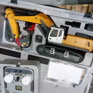 1/18 Kabolite 5901 100S Electric Lifting RC Excavator Flysky Remote Control Digger Engineering Vehicle Electric Ripper Hammer