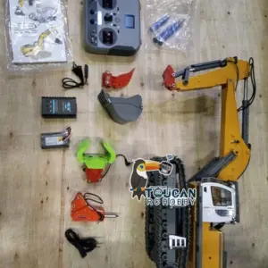 1/18 Kabolite 5901 100S Electric Lifting RC Excavator Flysky Remote Control Digger Engineering Vehicle Electric Ripper Hammer