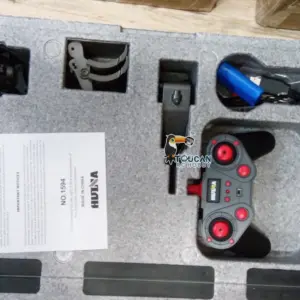 1/14 HUINA RC Metal Excavator Model Toys 1594 Radio Control Digger Light Sound Battery