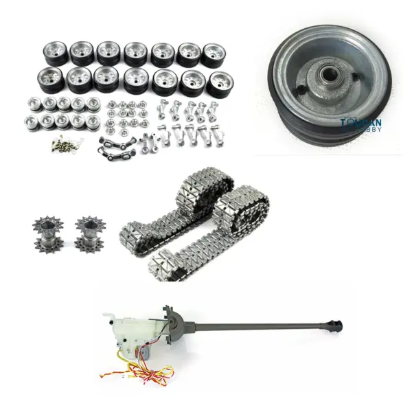 Henglong 1/16 Scale M26 Pershing RC Tank 3838 Metal Tracks Sprockets Idler Road Wheels Recoil Barrel BB Unit Shockable