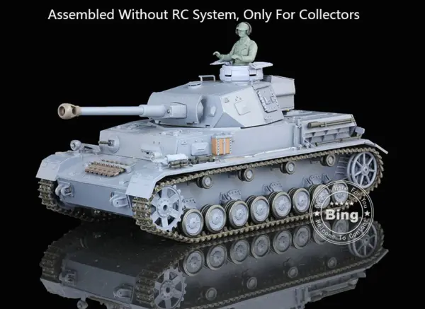 Henglong 1/16 Scale Plastic German IV F2 Model Static Tank 3859 W/O Electronic