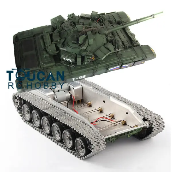 Henglong 1/16 RC Tank 3938 T90 W/ Metal Chassis Plastic Hull 7.1 Mainboard Sound Effects 360Degrees Rotating Turret Infrared BB Shooting
