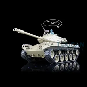 2.4Ghz Henglong 1/16 Scale 7.0 Plastic Radio Control Tank USA Walker Bulldog 3839 w/ Engine Sound Smoking Gearbox Road Wheels