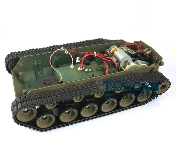 Henglong 1/16 USA M26 Pershing RC Tank 3838 Plastic Chassis Tracks Wheels Decal Shockable Recoil Barrel BB Unit Turret Upper Hull