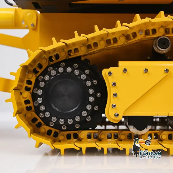 D155AX Metal 1/12 RC Hydraulic Bulldozer RTR Heavy Dozer Model 7 Way Valve 1.0L Oil Pump 5 Plows Radio Master TX15 Radio Battery