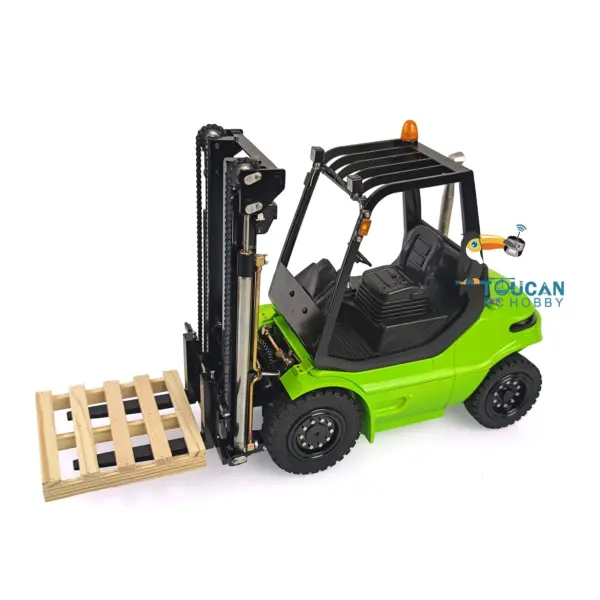 1/14 Metal LESU Assembled and Painted RC RTR Model forklift Truck Light Sound Motor Servo ESC Flysky FS Transmitter Receiver