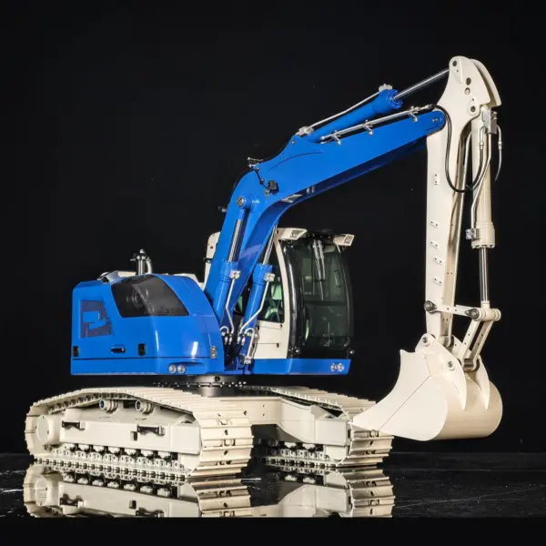 1/14 Metal 2Arms RC Hydraulic Tracked Excavator JDM-208 R920 Radio Control Digger Engineering Vehicle Sound System Battery