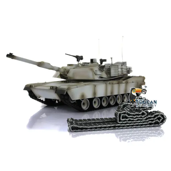 HengLong 1/16 Factory Original Refitted Painted RC Tank Metal Chassis Plastic Uppper Hull RTR 3918 M1A3 Abrams Hobby Models