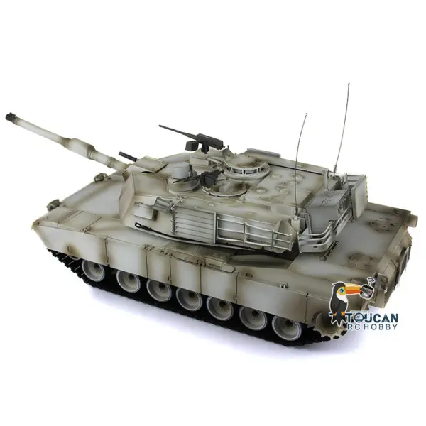 HengLong 1/16 Factory Original Refitted Painted RC Tank Metal Chassis Plastic Uppper Hull RTR 3918 M1A3 Abrams Hobby Models