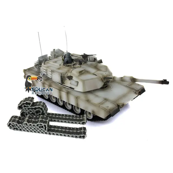 HengLong 1/16 Factory Original Refitted Painted RC Tank Metal Chassis Plastic Uppper Hull RTR 3918 M1A3 Abrams Hobby Models