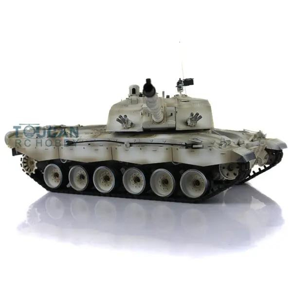 Henglong 1/16 7.0 British Challenger II RC Tank 3908 RTR Model 360Degrees Turret Metal Tracks W/ Rubber Pads Sprockets Steel Gearbox