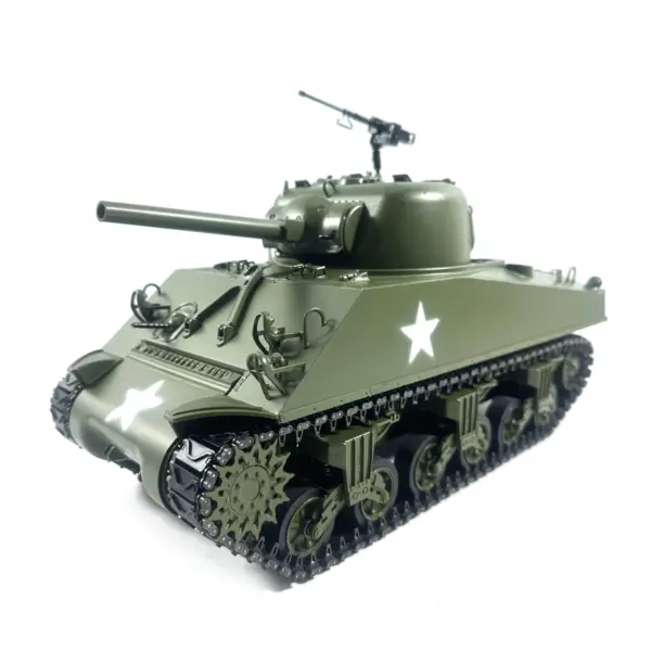 Mato 100% Metal Painted 1/16 RC Tank M4A3 Sherman Radio Controllled Military Models BB Version KIT 1230 DIY Electric Vehicles