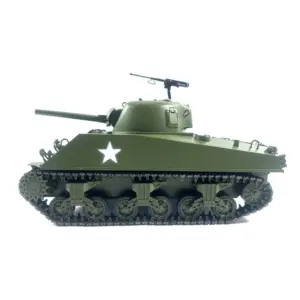 1/16 Mato Infrared Ver M4A3 Sherman KIT Metal Remote Controlled Tank 1230 Barrel Recoil Gearbox WITHOUT Radio Battery Receiver