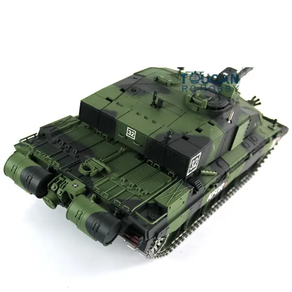 Henglong 1:16 7.0 2.4Ghz Upgraded British Challenger II RTR RC Tank Model 3908 BB Shooting Unit IR Metal Tracks Idlers Sprockets