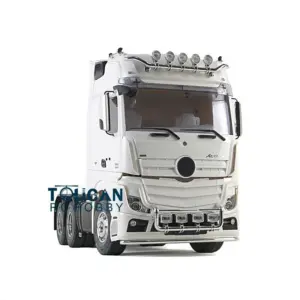 1/14 Scale 3Axles Highline DIY 3363 RC Tractor Truck W/ Motor Trailer KIT Car Construction Vehicle Simulation Model